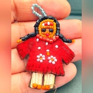 Native Vintage Beaded Doll